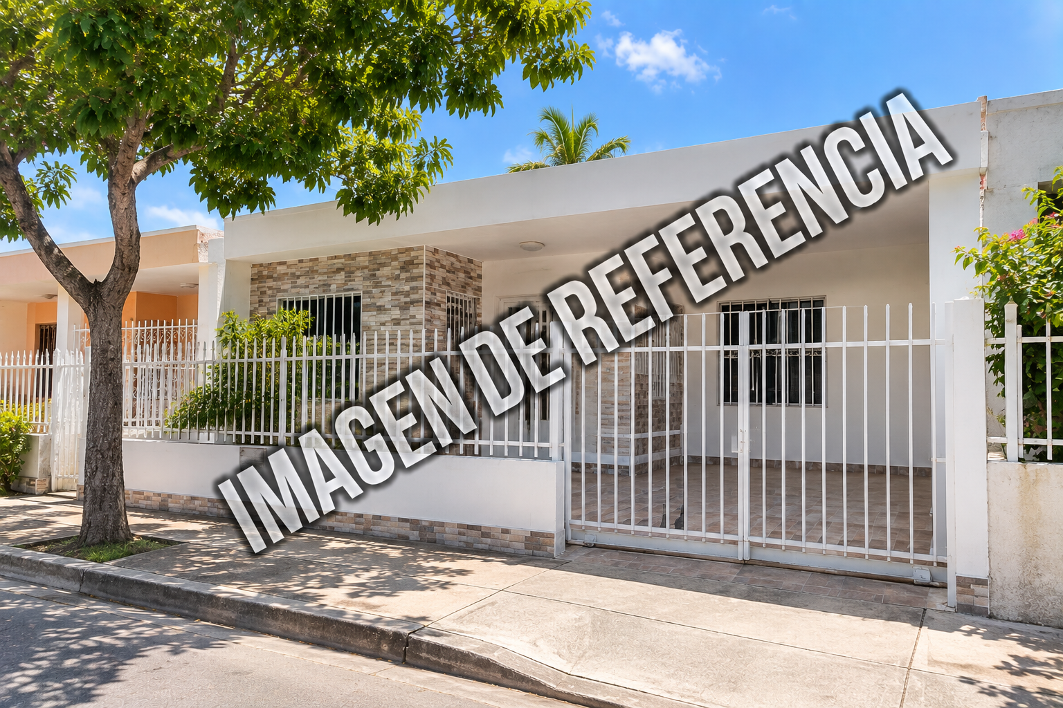 Imagen de referencia de inmueble residencial en Los Robles, Soledad. Código80868.