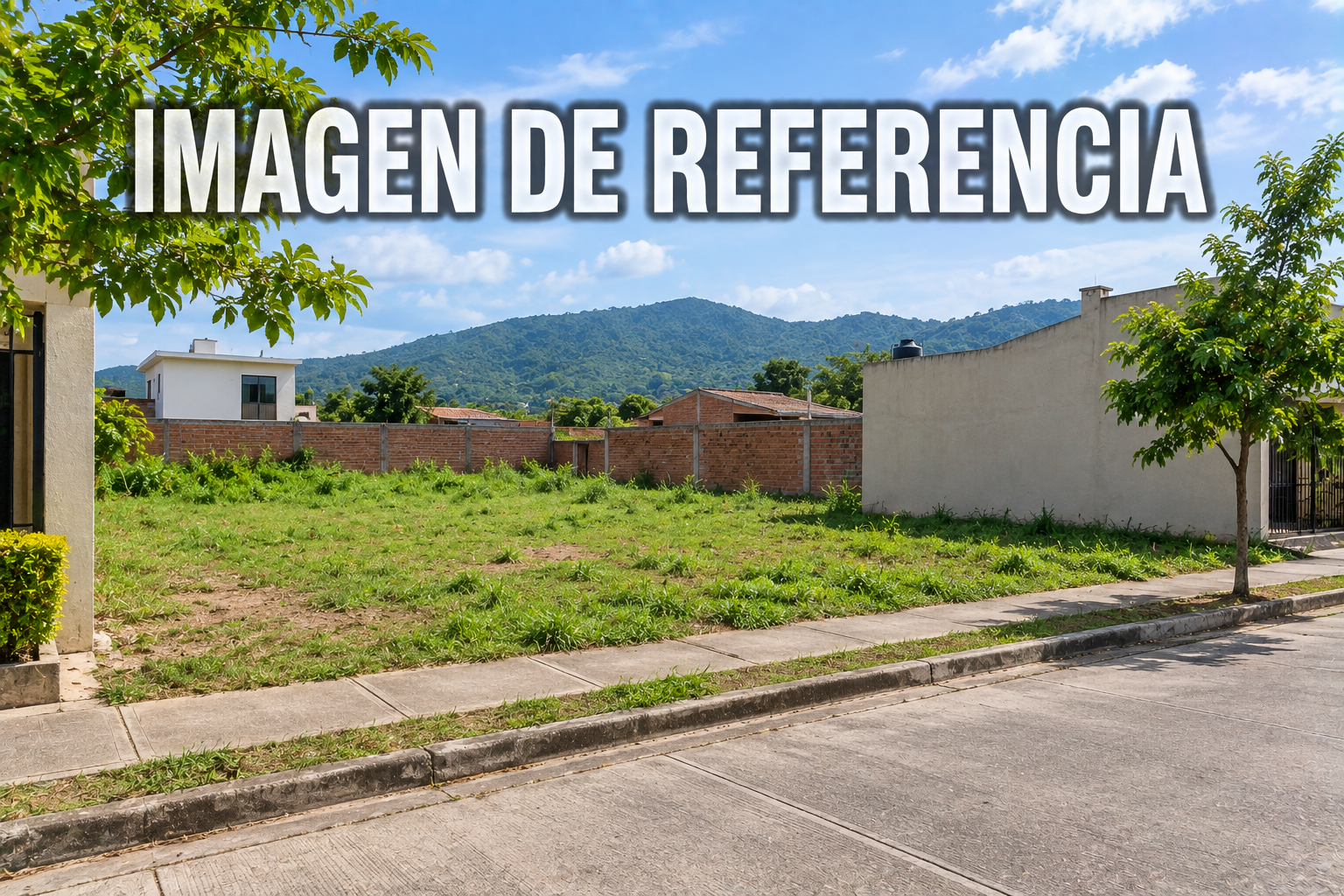 Imagen de referencia de lote urbano en La Esperanza, Vijes. Código80857.