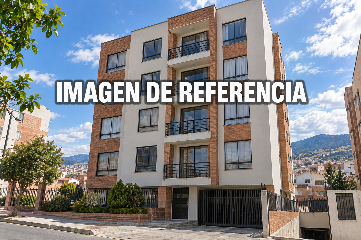Imagen de referencia de edificio residencial en Tunja para dos apartamentos, código 80829