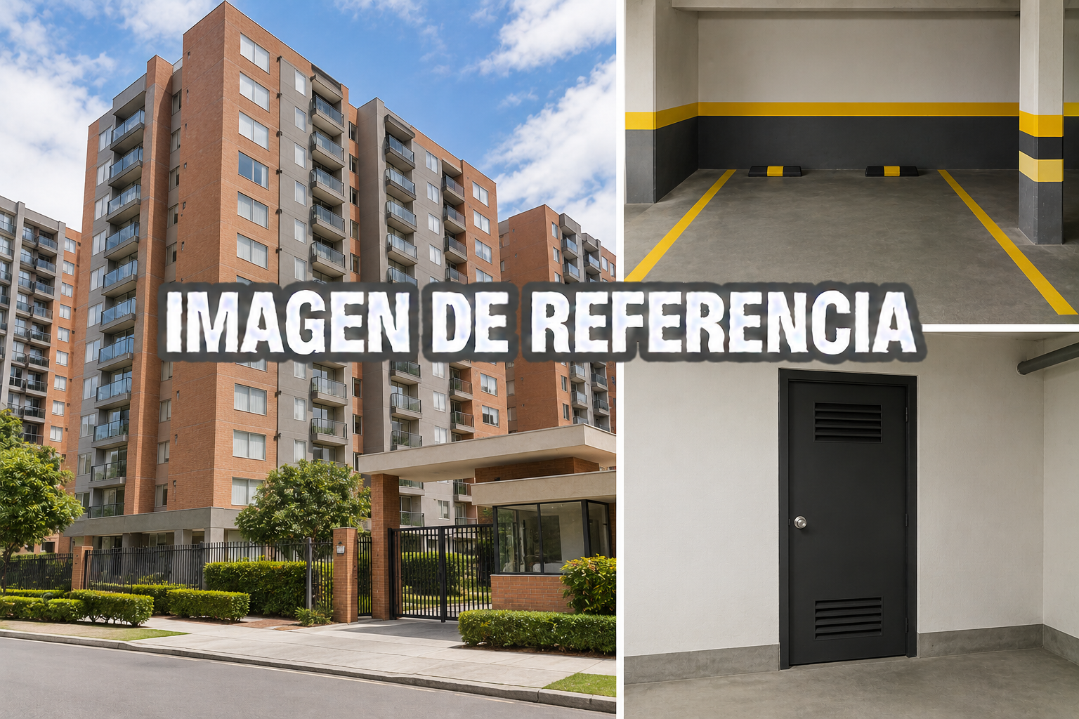 Imagen de referencia de apartamento, garaje y depósito Colina 129 Bogotá — remate 80772