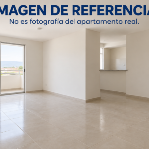 Imagen de referencia de apartamento, no fotografía real. Remate 81049 Ciudadela Comfiar Arauca.