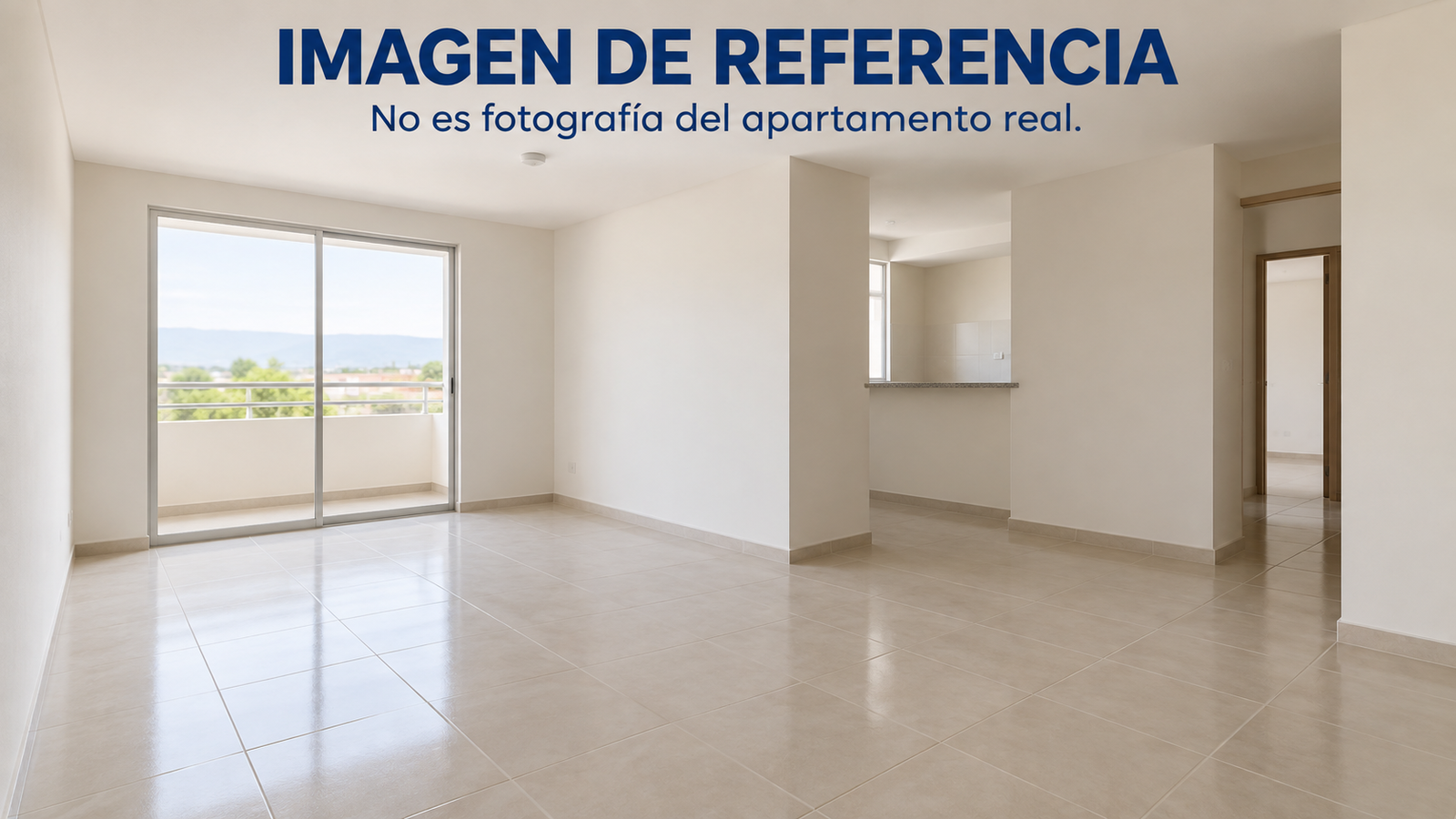 Imagen de referencia de apartamento, no fotografía real. Remate 81049 Ciudadela Comfiar Arauca.