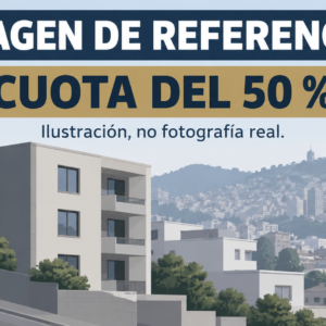 81034 — imagen conceptual de referencia, cuota del 50 % de inmueble en Manizales; no fotografía real.