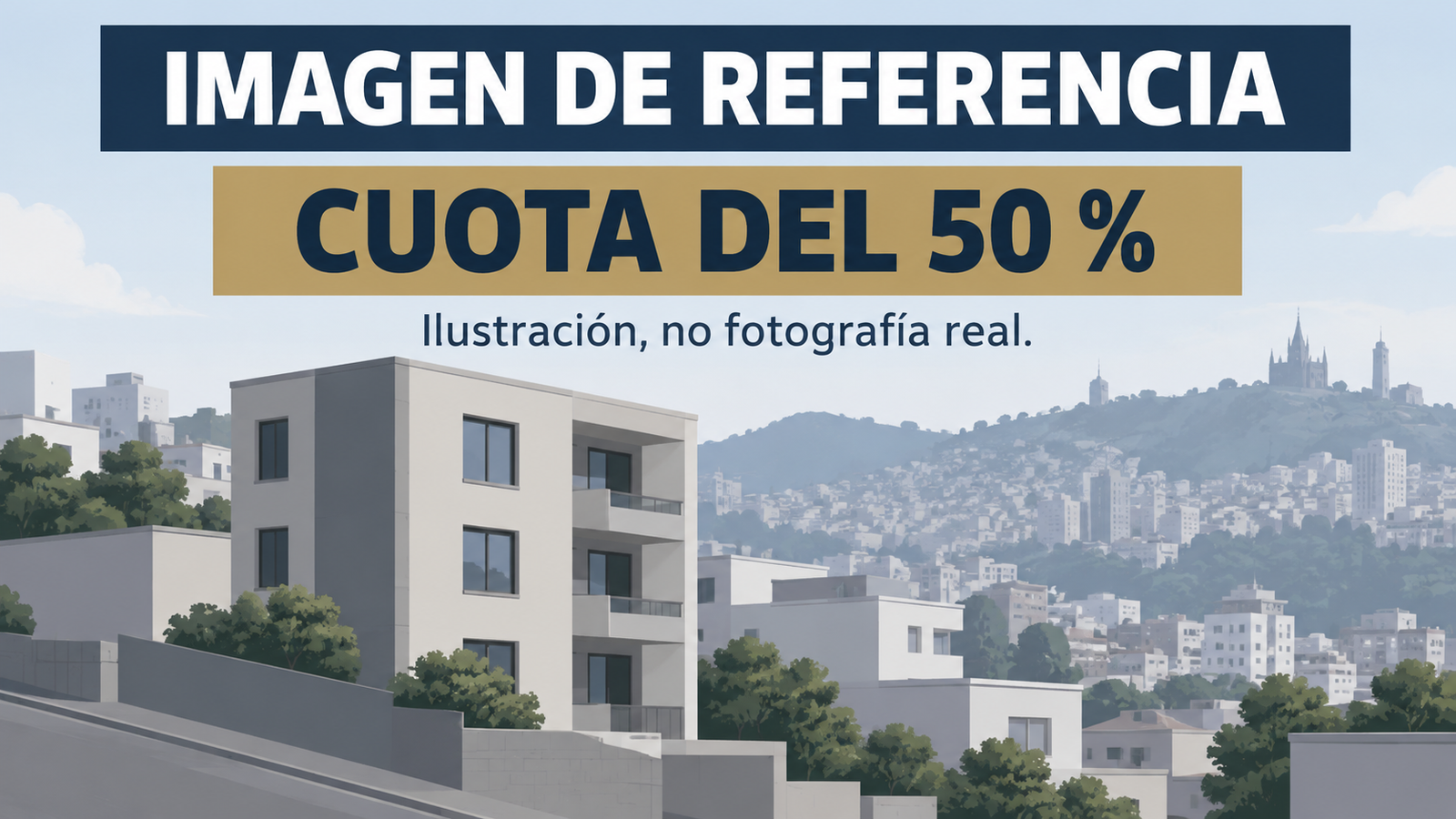 81034 — imagen conceptual de referencia, cuota del 50 % de inmueble en Manizales; no fotografía real.