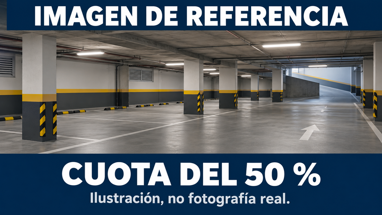 81032 — imagen conceptual de parqueaderos, cuota indivisa del 50 %, Villamaría. No fotografía real.