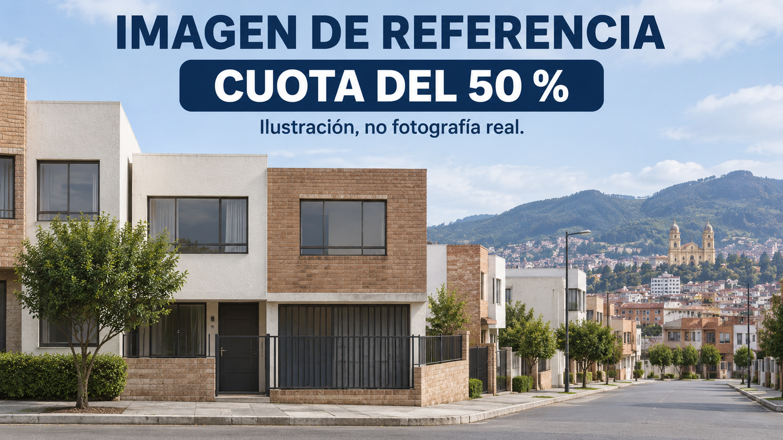 81030 — referencia conceptual de cuota del 50 % de inmueble en La Florida, Tunja; no fotografía real.