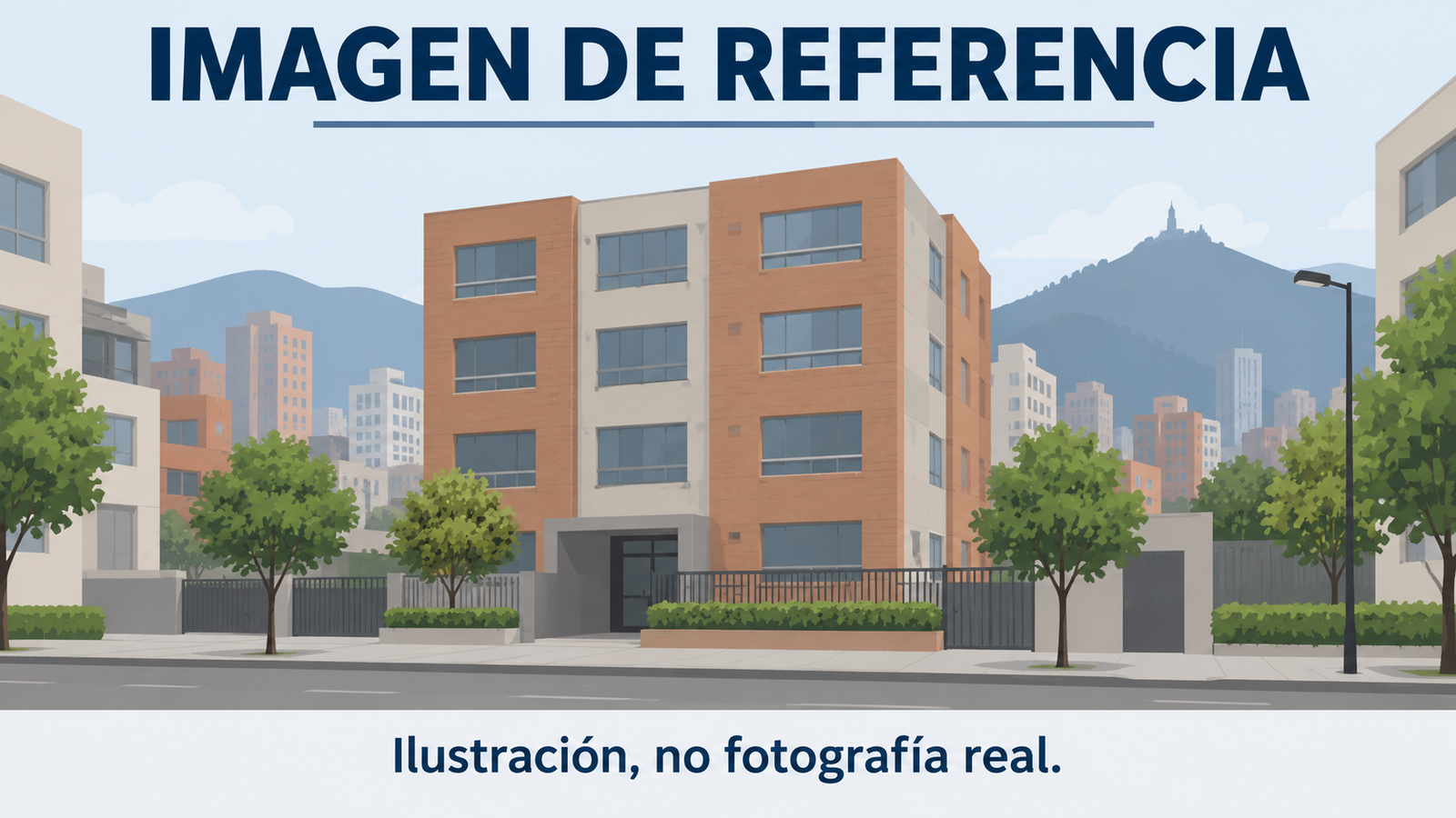 81027 — ilustración urbana de referencia en Bogotá; no fotografía del inmueble.