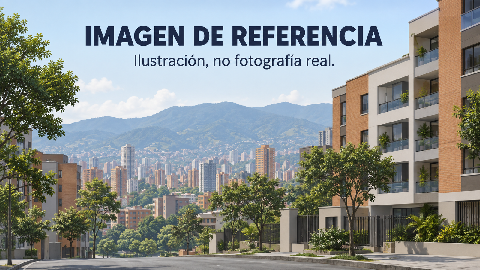 81022 — ilustración urbana de referencia en Medellín; no fotografía real del inmueble.
