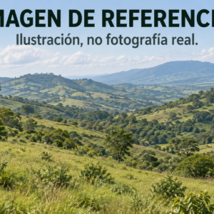 81017 — ilustración rural de referencia de La Esperanza, Los Santos; no fotografía real.