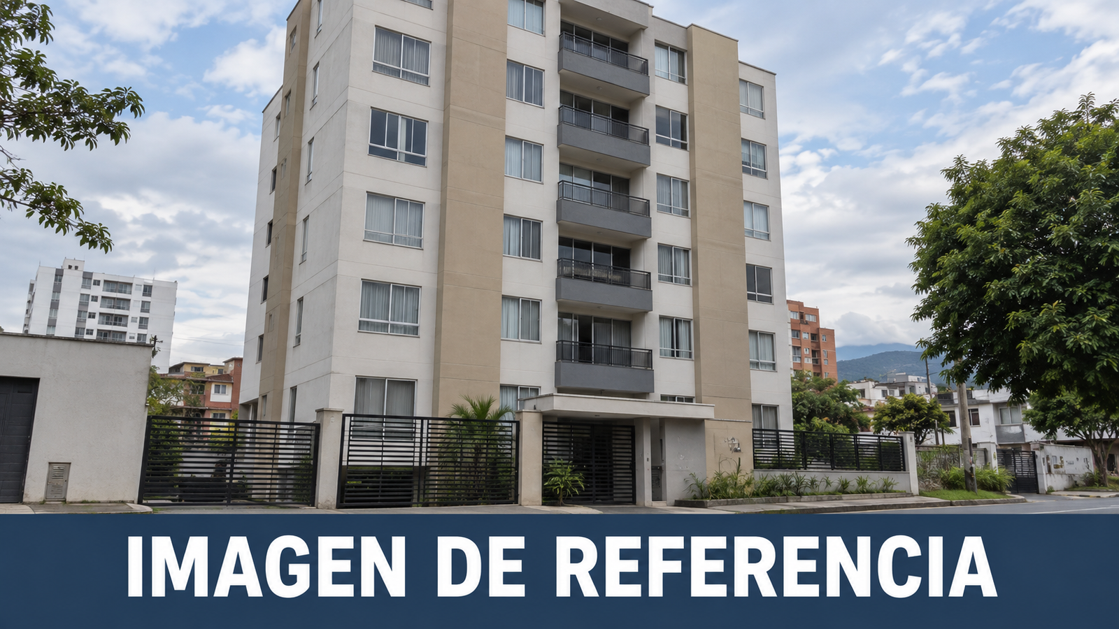 Imagen de referencia de edificio residencial para el remate 81088; no es fotografía del inmueble.