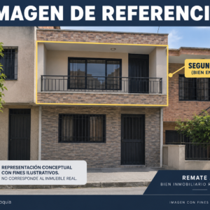 Imagen de referencia de segundo piso en Bello para remate 81081; no fotografía real.