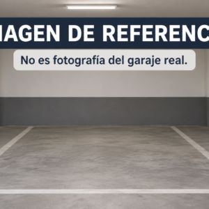Garaje de referencia para remate 81075; no fotografía del garaje real.