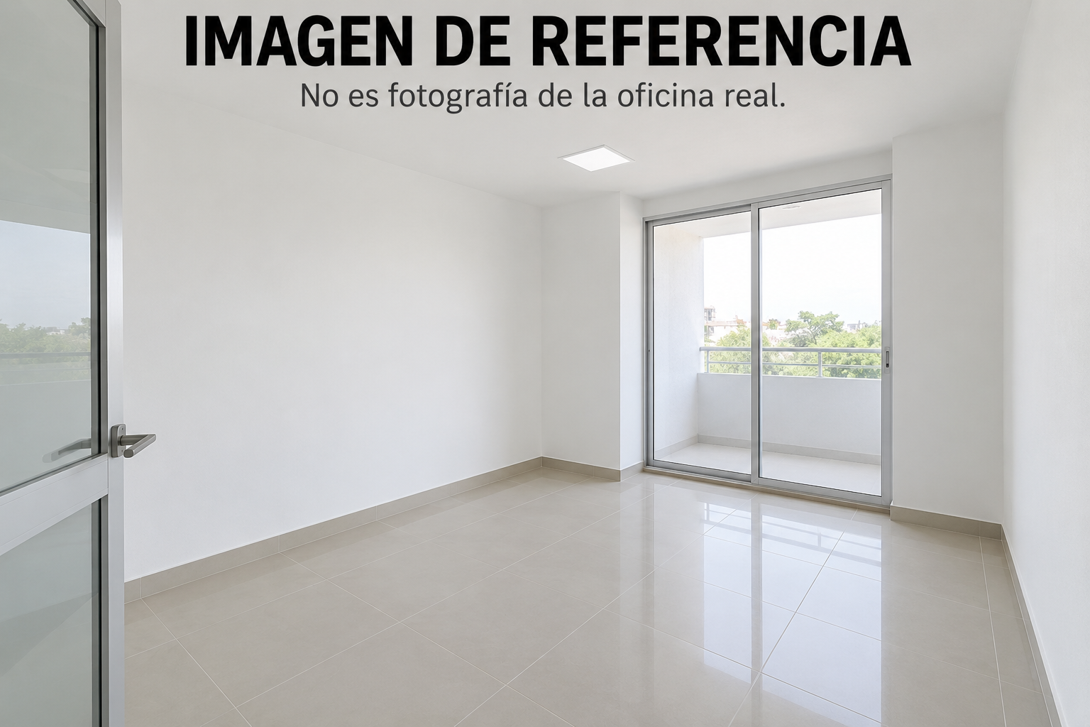 Oficina conceptual de referencia para remate 81070 en Neiva; no fotografía real.