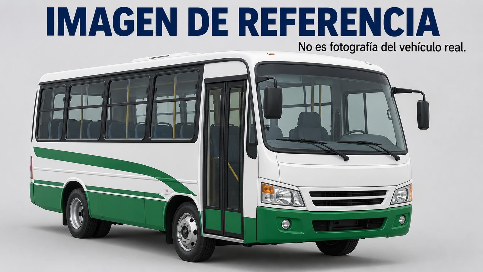 Buseta conceptual de referencia del remate 81068; no fotografía del vehículo real.