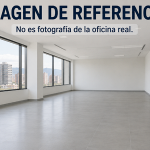 Imagen de referencia, no fotografía real, de oficina en Bogotá. Remate 81058.