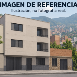 Imagen de referencia de inmueble, ilustración no fotografía real. Remate 81055 Medellín.