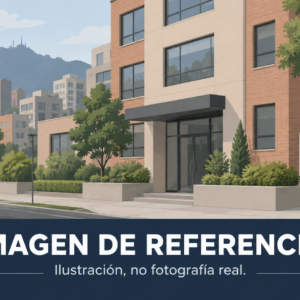 Ilustración de referencia de inmueble en Bogotá, no fotografía real. Remate 81052.