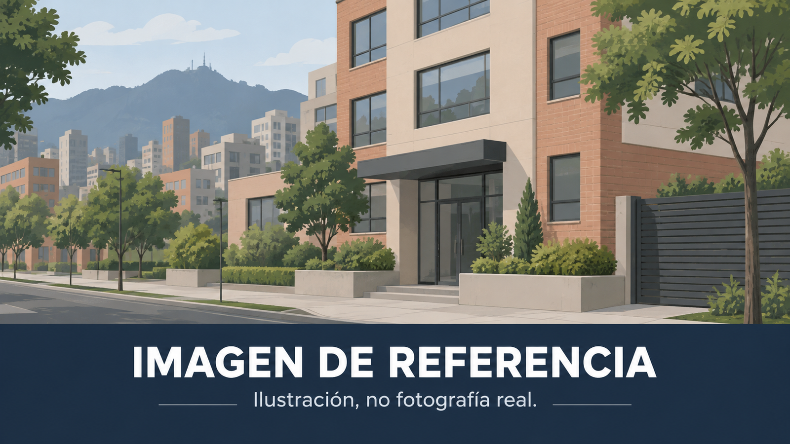 Ilustración de referencia de inmueble en Bogotá, no fotografía real. Remate 81052.