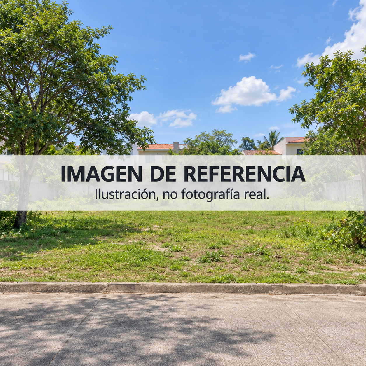 Imagen de referencia ilustrativa de un terreno con vegetación; no es fotografía del predio anunciado.